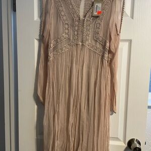 Sundance NWT Bohemian Lace Detail Dress